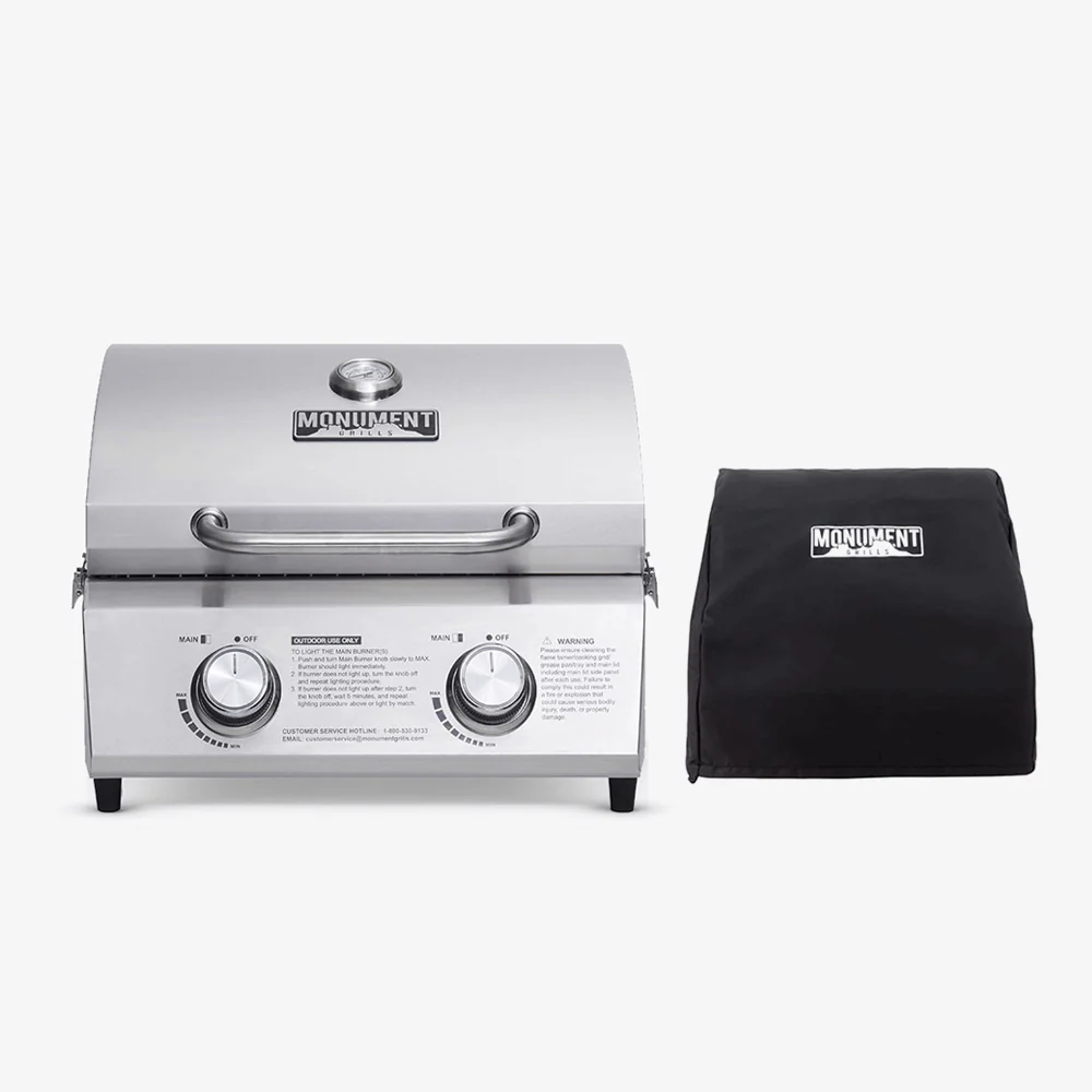 13742 | Stainless Tabletop Propane Gas Grill - Image 15