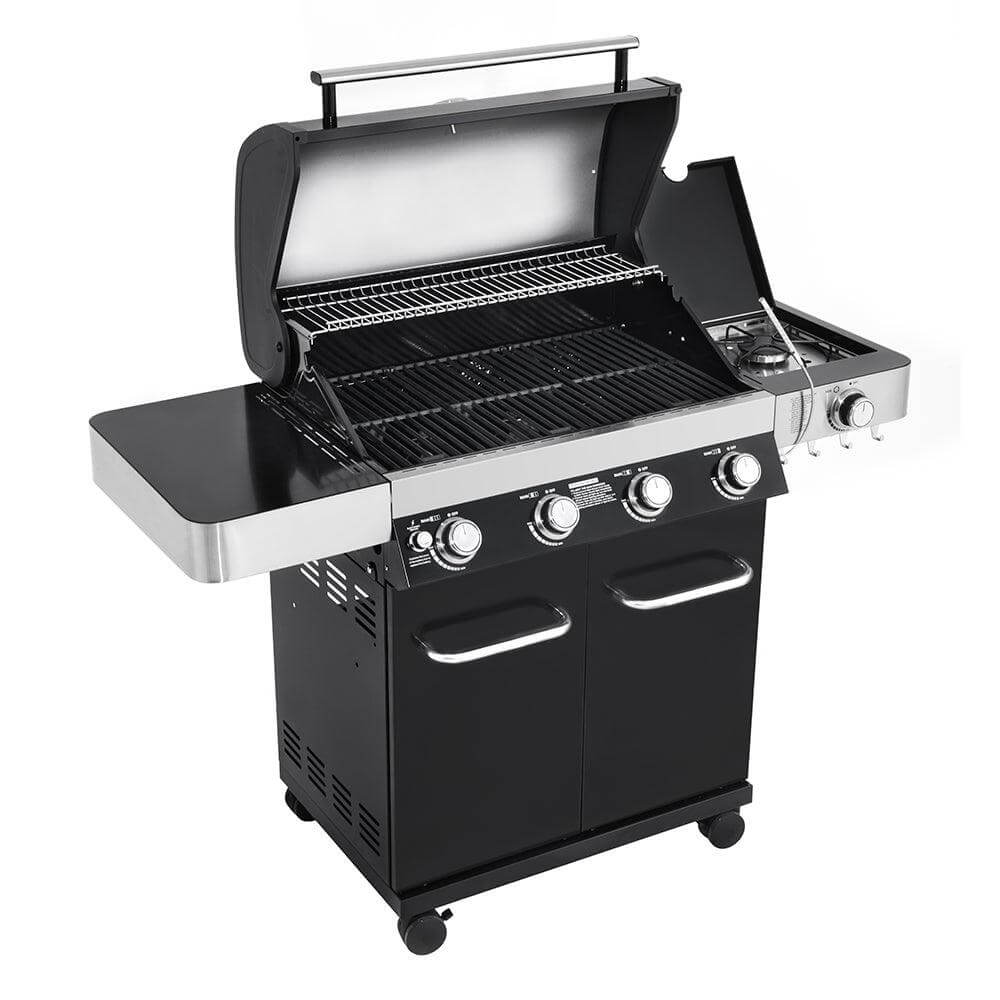 13892 | Black 4-Burner Propane Gas Grill - Image 9