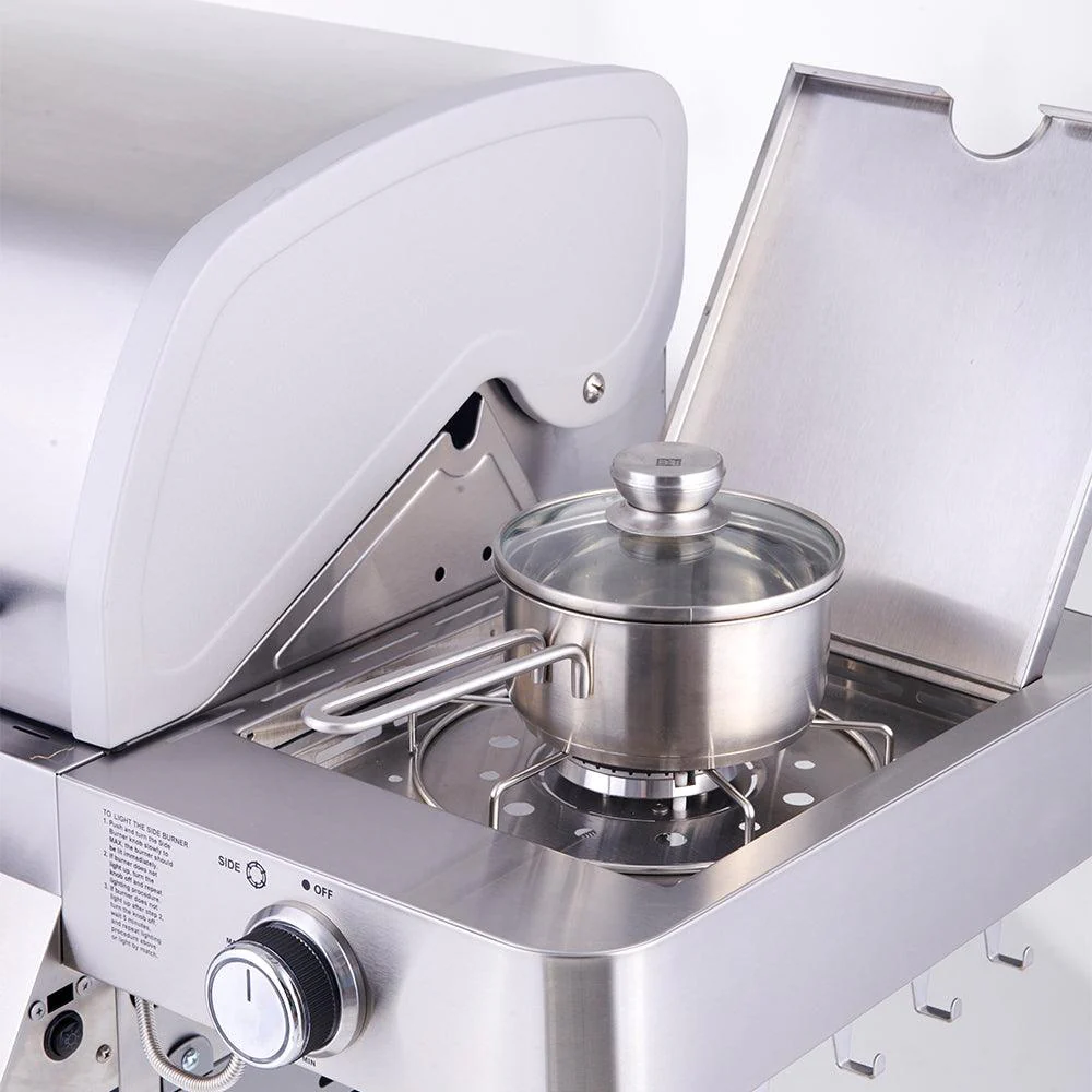 17842 | Stainless 4-Burner Propane Gas Grill - Image 12