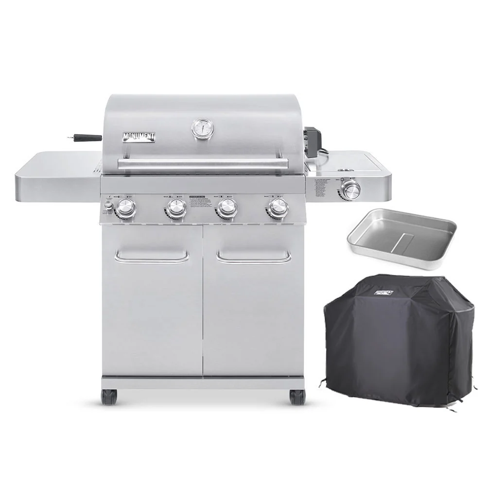 17842 | Stainless 4-Burner Propane Gas Grill - Image 15