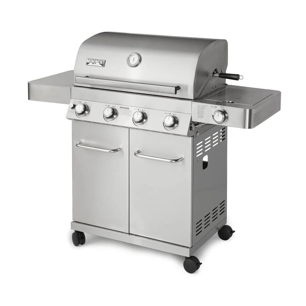 17842 | Stainless 4-Burner Propane Gas Grill - Image 7