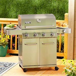 17842 | Stainless 4-Burner Propane Gas Grill - Image 9