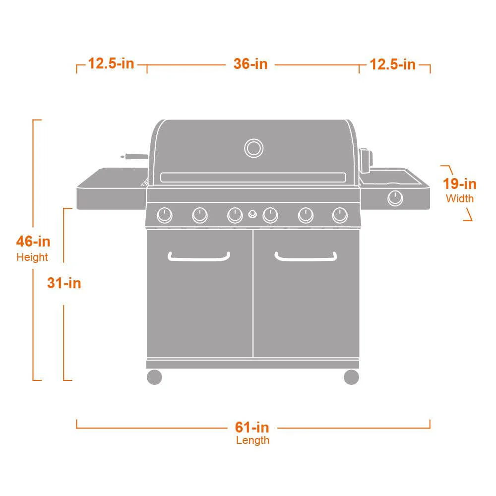 77352 | Full Stainless Propane Gas Grill - Image 48