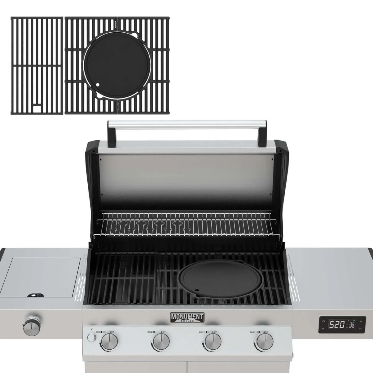 A104 Multifunction Cast Iron Grate - Image 6