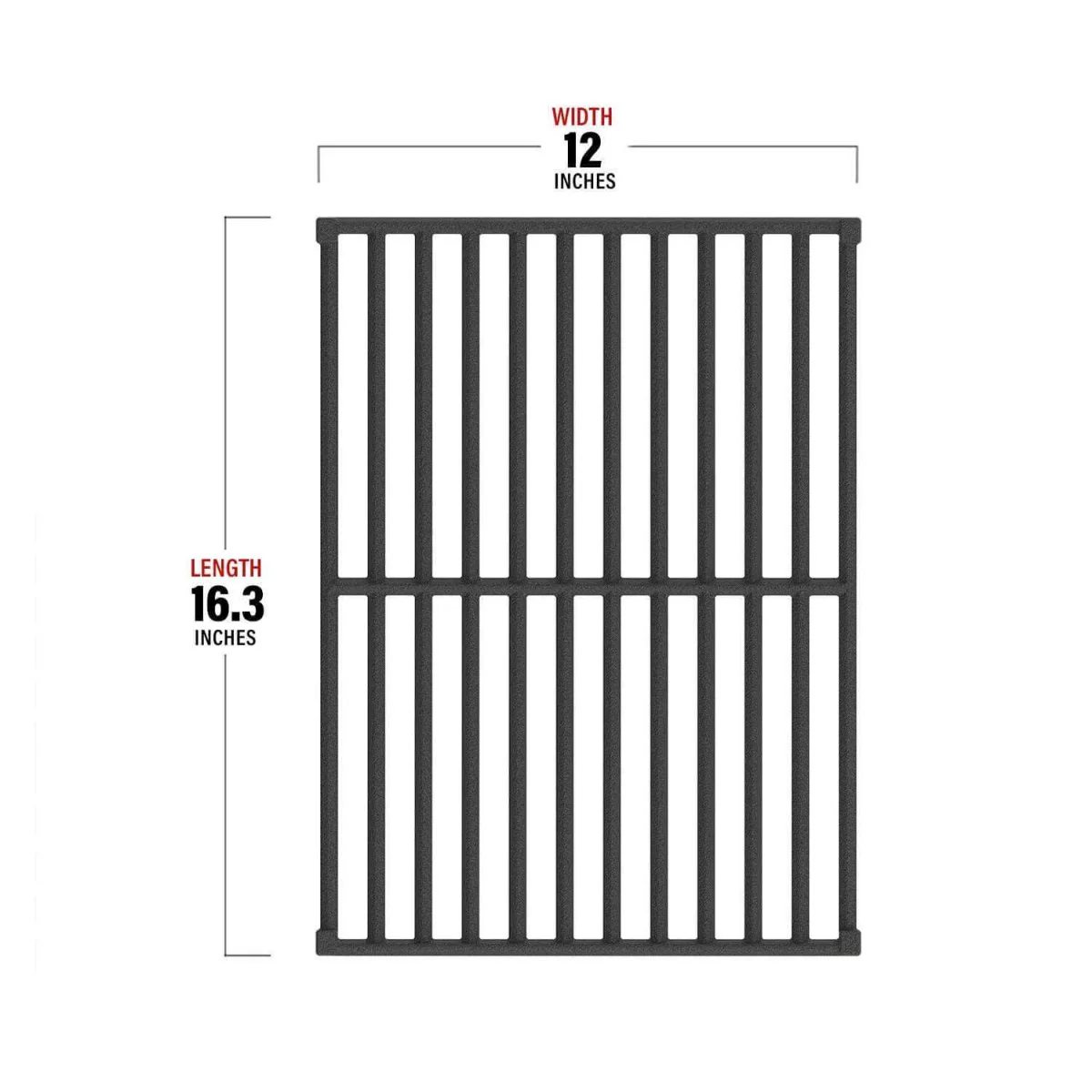 Cast Iron Grill Grate for 3-Burner Grill Mesa 300, Mesa 400M - Image 3