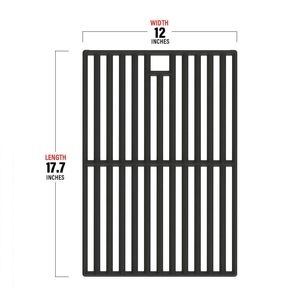 Cast Iron Grill Grate for 6-Burner Grill 77352 / 77352MB / Denali 605 - Image 3