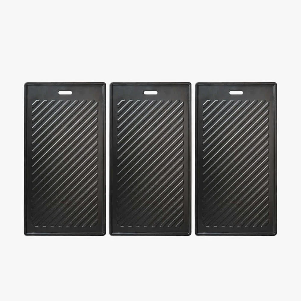 Cast Iron Plate x 3 – Turn Your Grill into a Griddle - Image 3